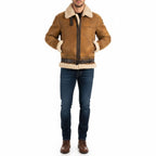 Men's B3 Shearling Bomber Jacket - Front