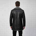 Men's PU Leather Windproof Casual Loose Fit Jacket - Left