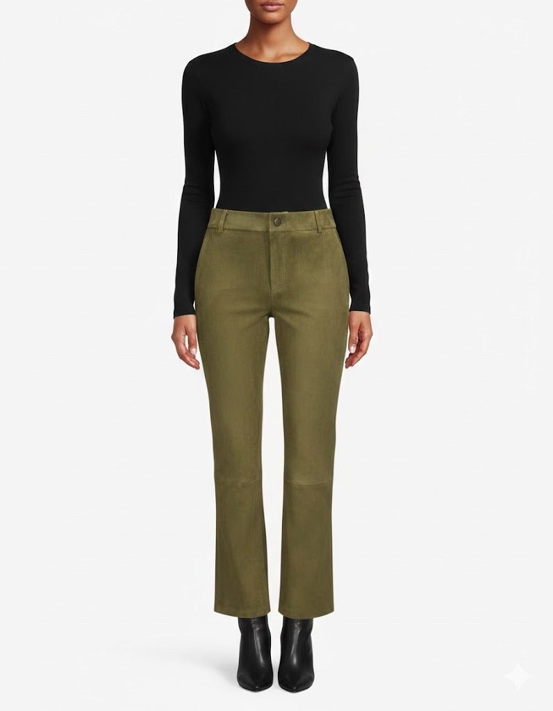 Women's Stretch Cotton Chino Pants - Front