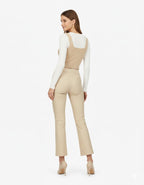 Women's Lambskin Leather Pants - Left