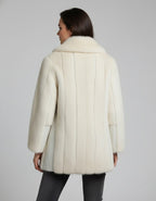 Women's Luxury Plush Fur Short Coat - Left