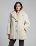 Women's Luxury Plush Fur Short Coat - Front