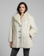 Women's Luxury Plush Fur Short Coat - Front