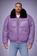 Double Goose V-Bomber Leather Jacket - Front