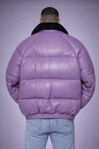 Double Goose V-Bomber Leather Jacket - Left