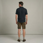 Men's Stylish Leather Cargo Shorts
