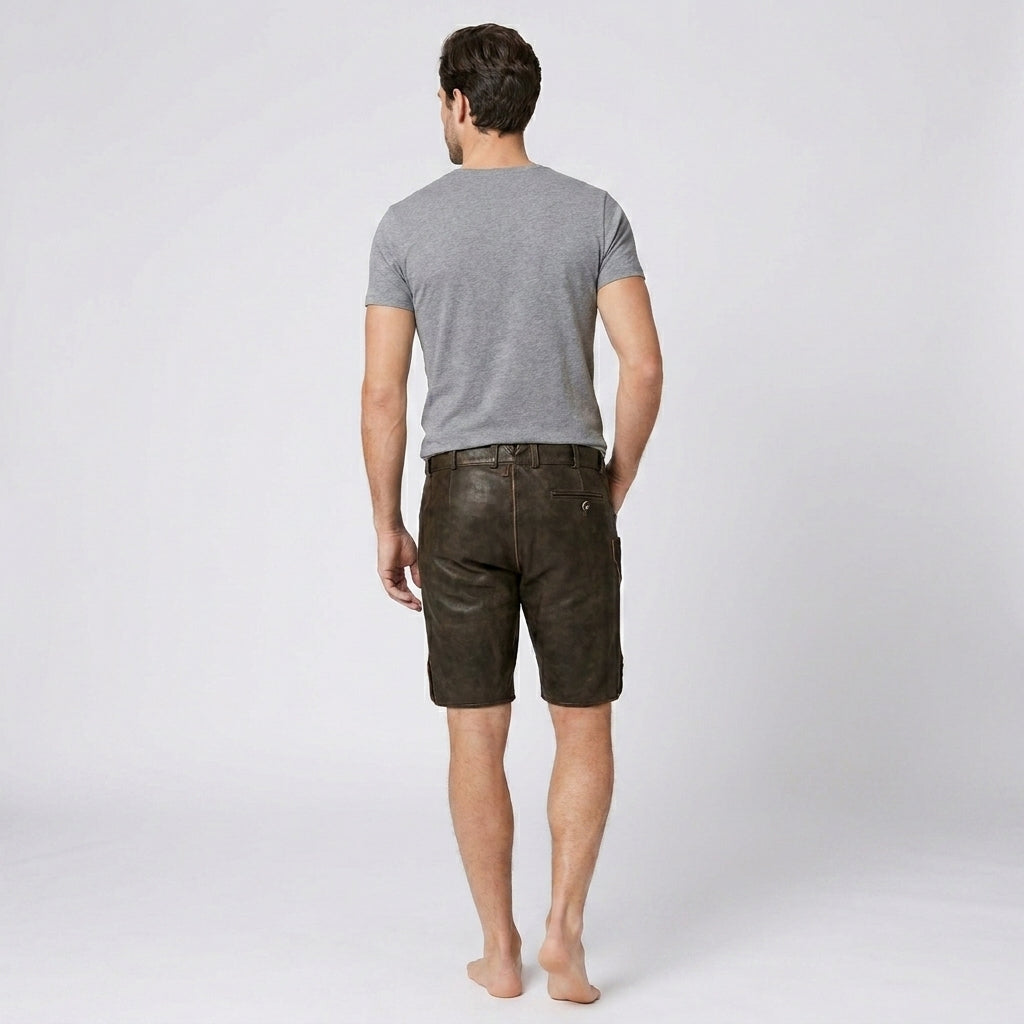 Vintage Heavyweight Leather Shorts