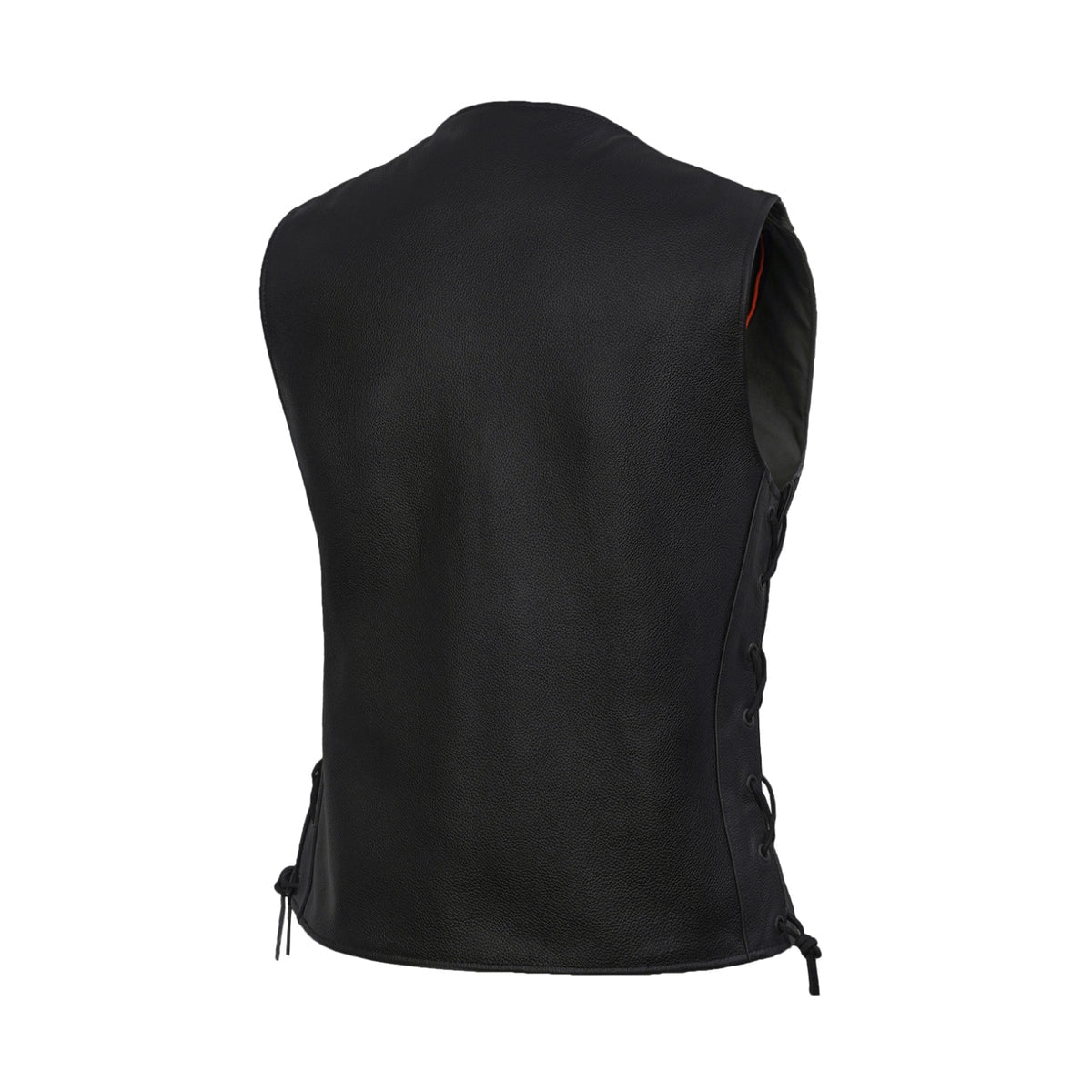 Women's PU Leather Cropped Vest - Left