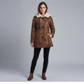 Women's Sheepskin Duffle Coat - Front