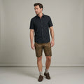 Men's Stylish Leather Cargo Shorts