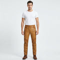 Custom Brown Tan Leather Steampunk Pants for Men