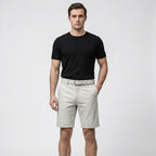 Buy Men Grey Solid Casual Short