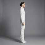 Women's White Wedding Jumpsuit - Left