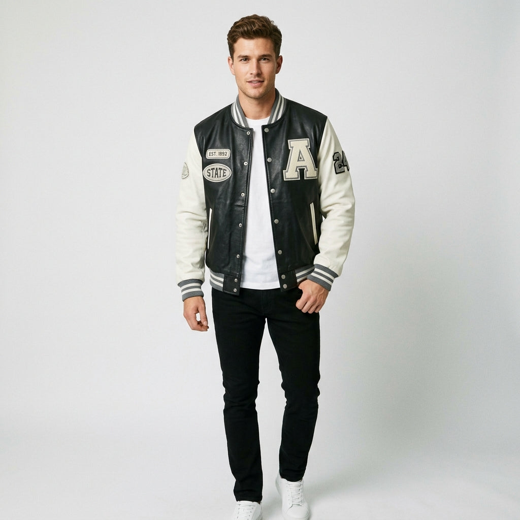 Stylish Men's Varsity Jacket