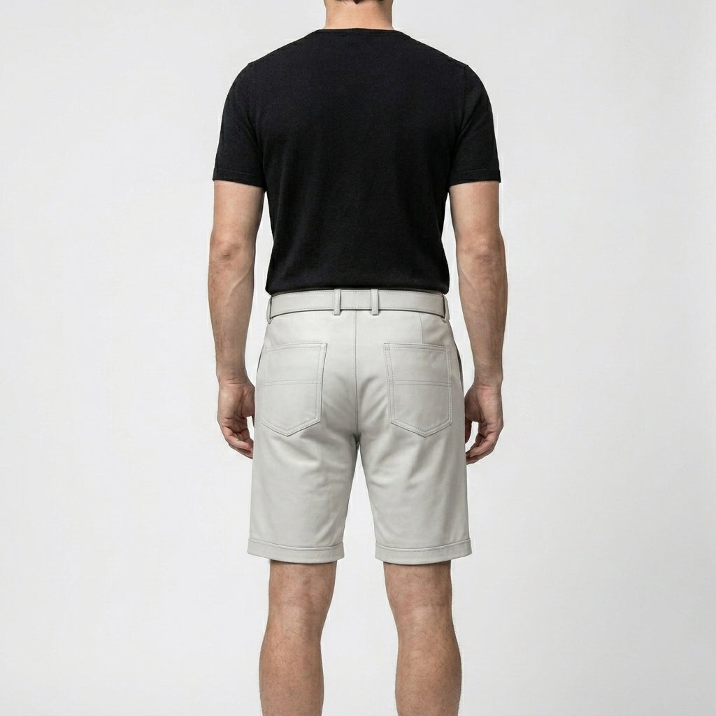 Buy Men Grey Solid Casual Short