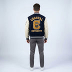 Guess Lark Varsity Jacket in Blue for Men