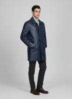 Men's Genuine Leather Coat Premium - Front