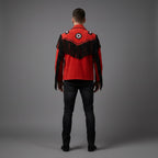 Handmade Men's Western Suede Fringe Jacket - Left